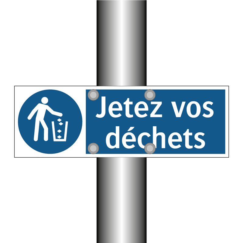 Jetez vos déchets