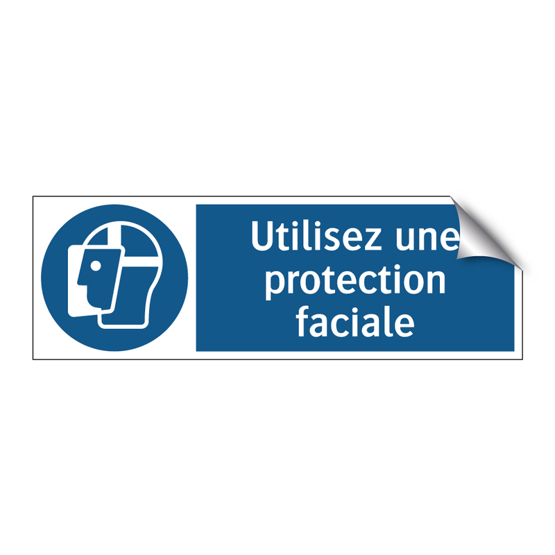 Utilisez une protection faciale