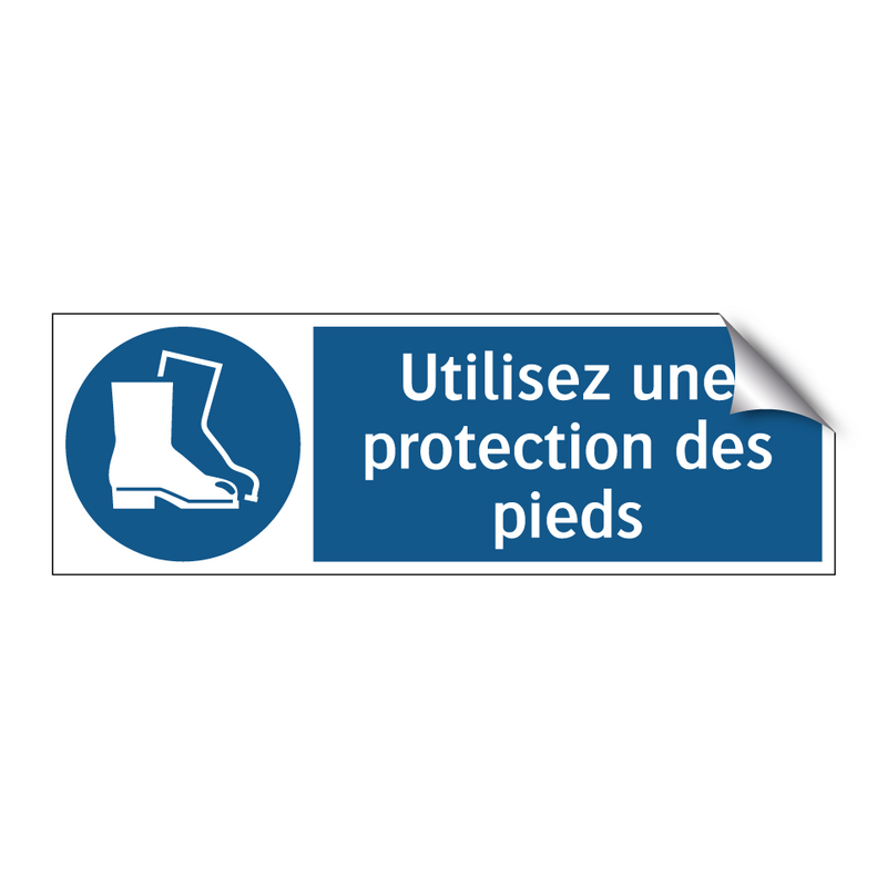 Utilisez une protection des pieds