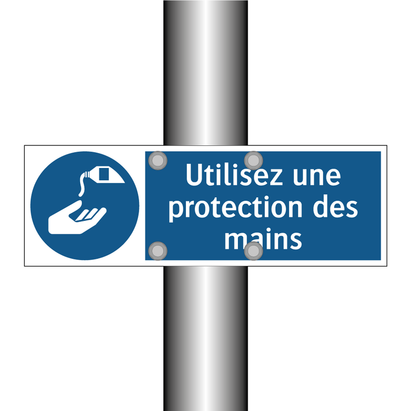 Utilisez une protection des mains