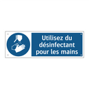 Utilisez du désinfectant pour les mains
