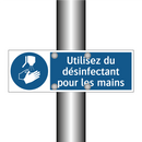 Utilisez du désinfectant pour les mains