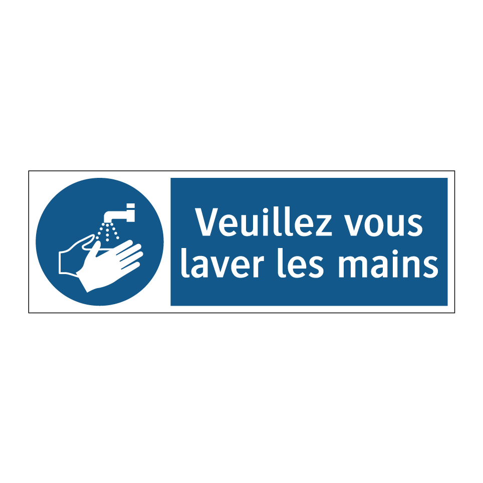 Veuillez vous laver les mains