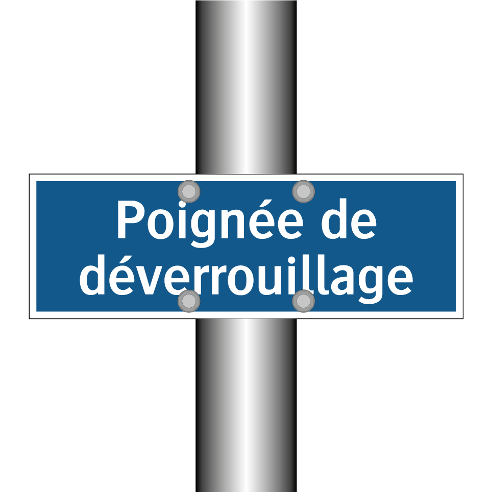 Poignée de déverrouillage