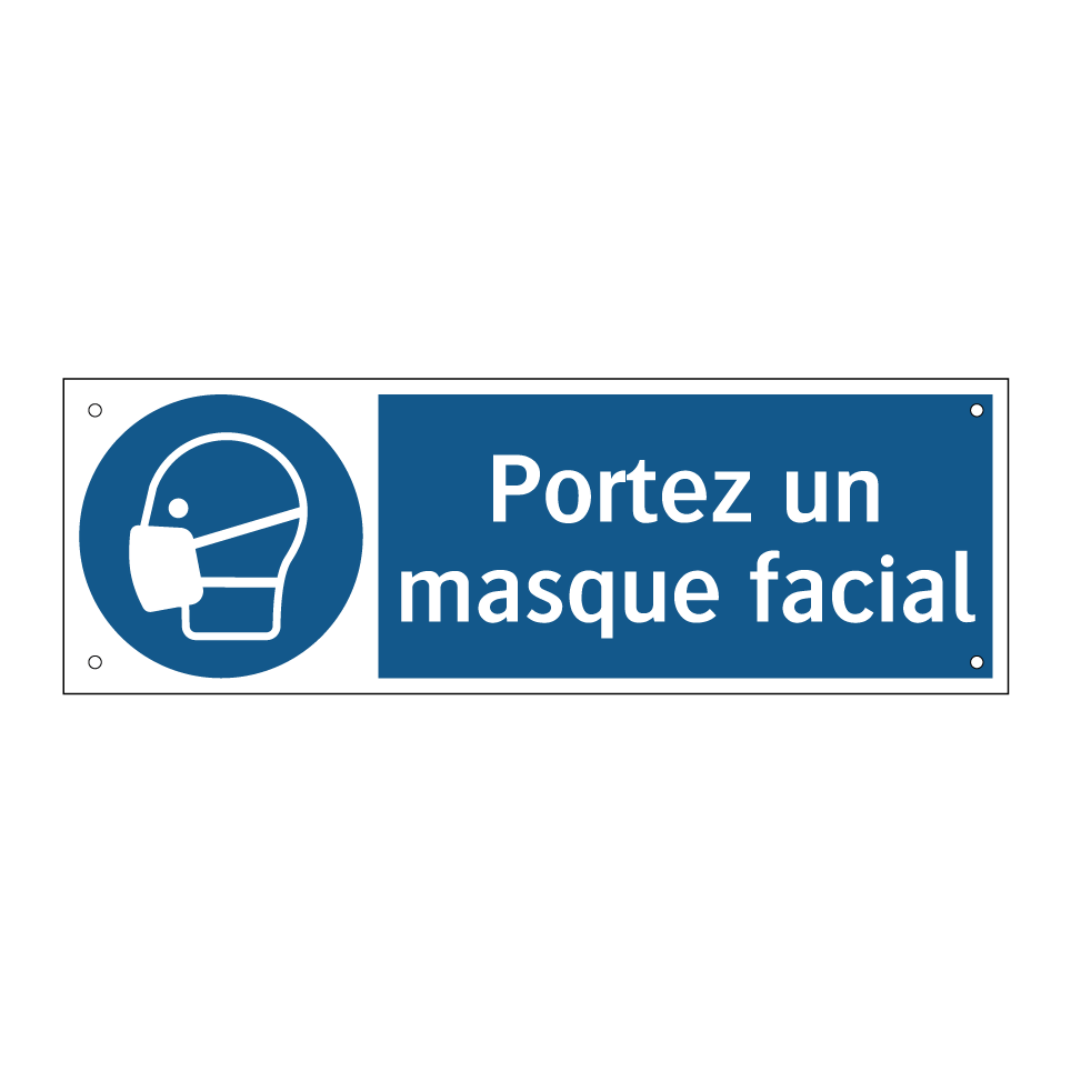 Portez un masque facial