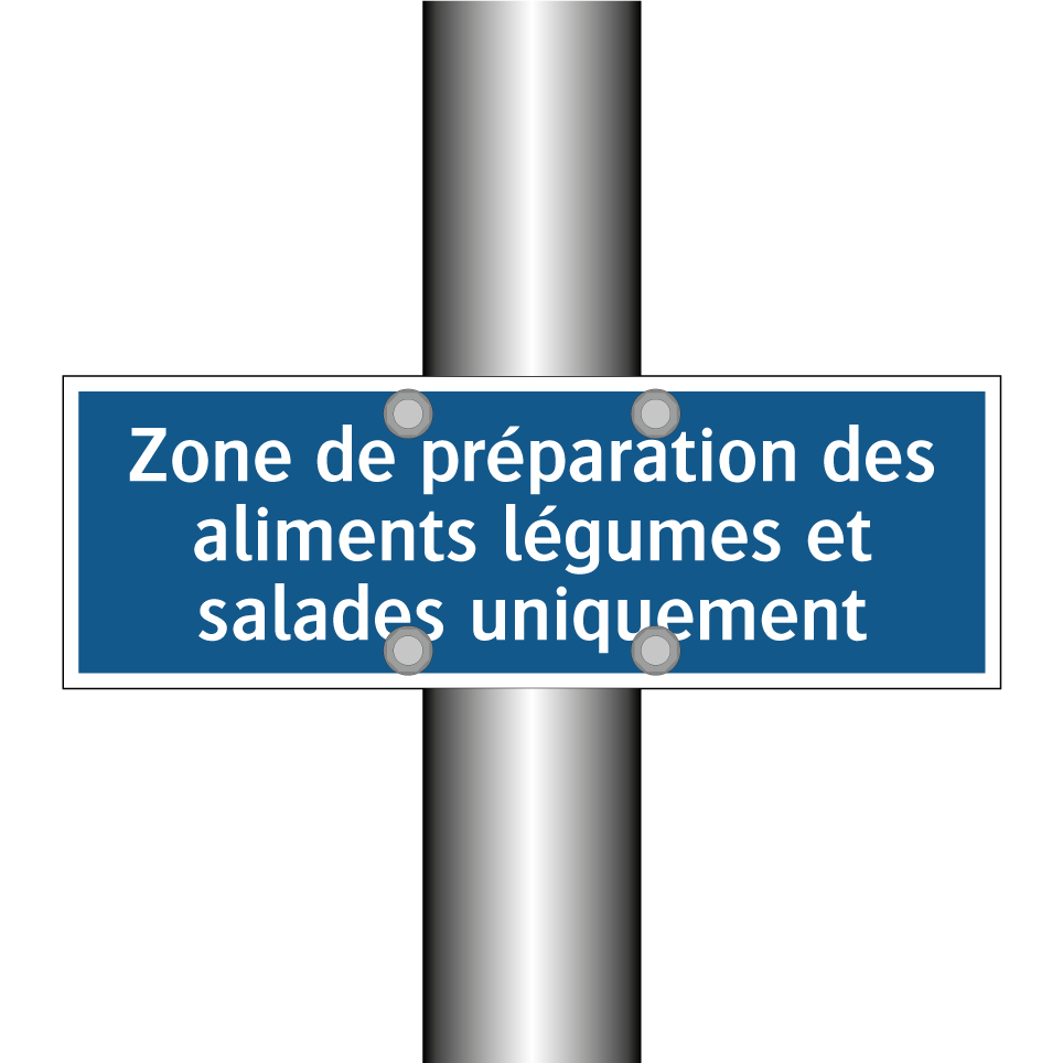 Zone de préparation des aliments légumes et salades uniquement