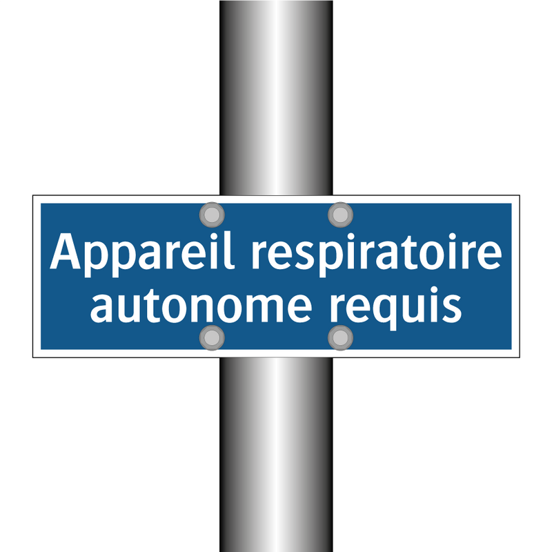 Appareil respiratoire autonome requis
