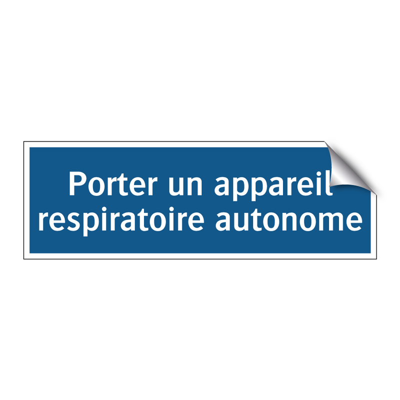 Porter un appareil respiratoire autonome
