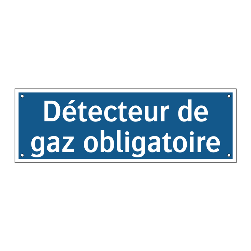 Détecteur de gaz obligatoire