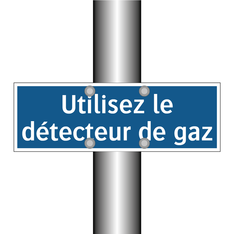 Utilisez le détecteur de gaz