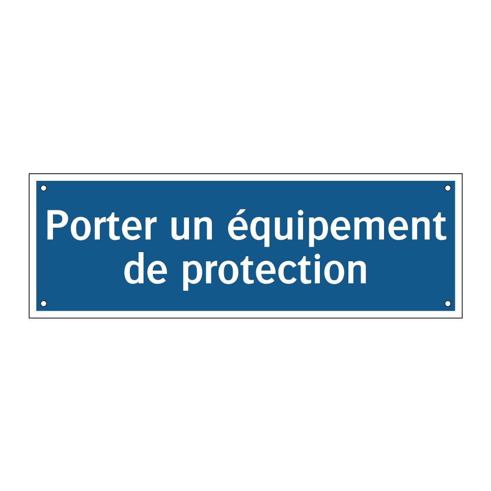 Porter un équipement de protection