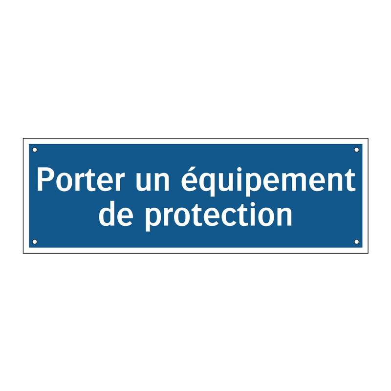 Porter un équipement de protection