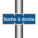 Sortie à droite
