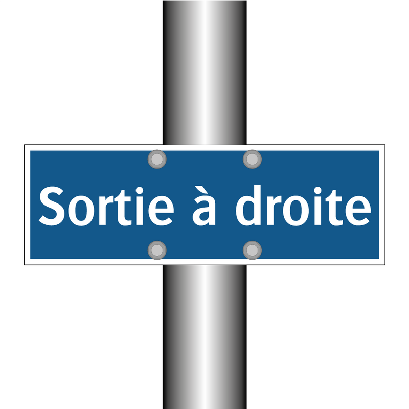 Sortie à droite
