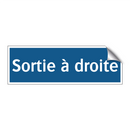 Sortie à droite