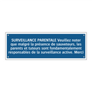 SURVEILLANCE PARENTALE Veuillez noter que malgré la présence de sauveteurs, les parents et tuteurs sont fondamentalement responsables de la surveillance active. Merci