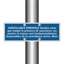 SURVEILLANCE PARENTALE Veuillez noter que malgré la présence de sauveteurs, les parents et tuteurs sont fondamentalement responsables de la surveillance active. Merci
