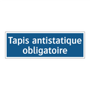 Tapis antistatique obligatoire