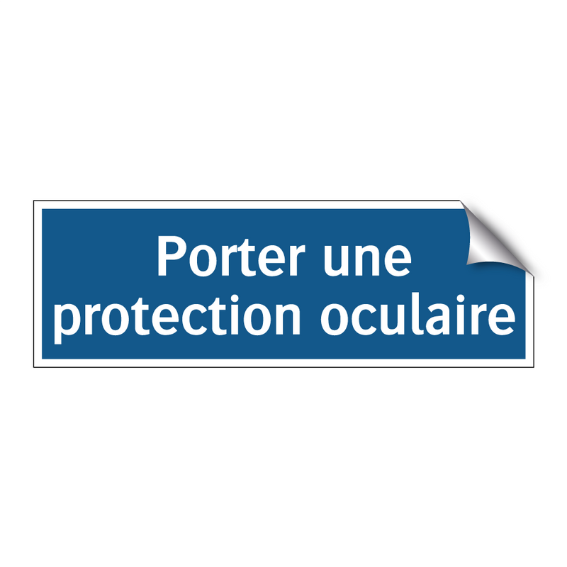 Porter une protection oculaire