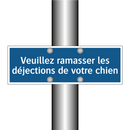 Veuillez ramasser les déjections de votre chien