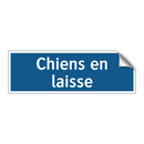 Chiens en laisse