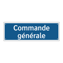 Commande générale