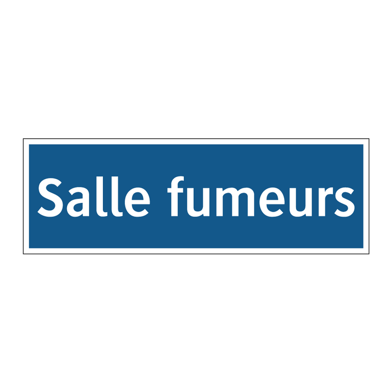 Salle fumeurs