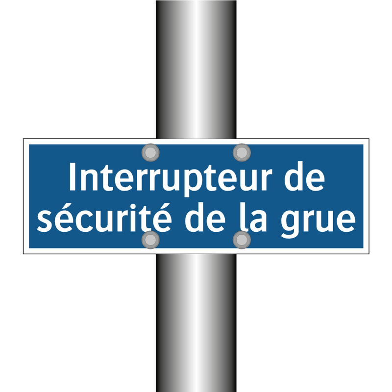 Interrupteur de sécurité de la grue