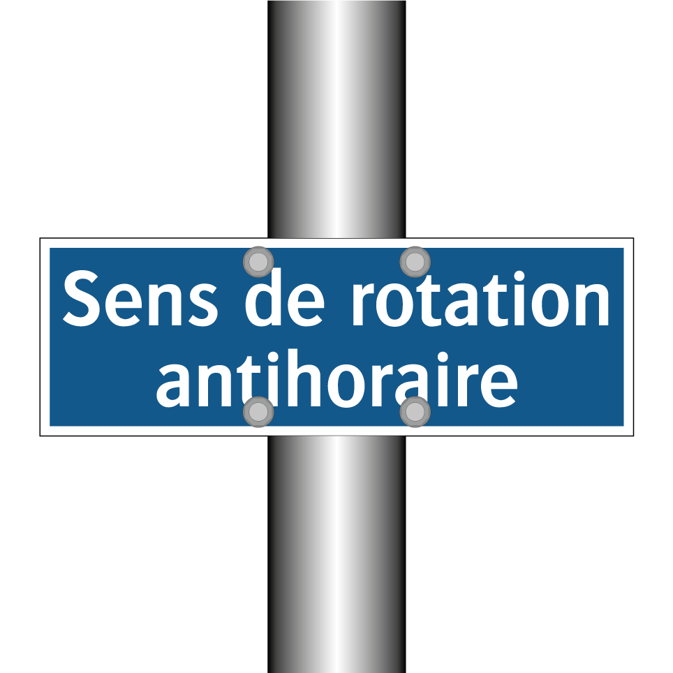 Sens de rotation antihoraire