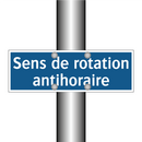 Sens de rotation antihoraire