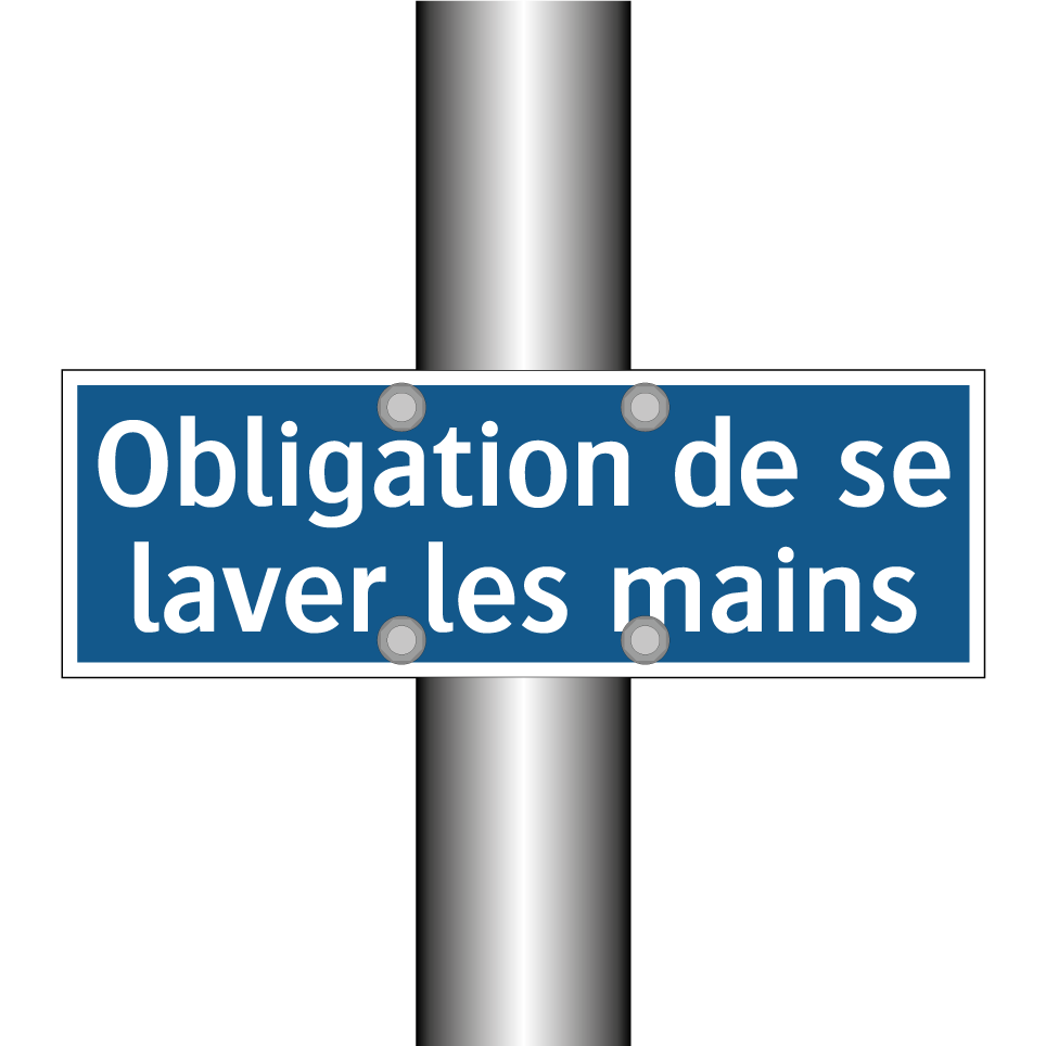 Obligation de se laver les mains