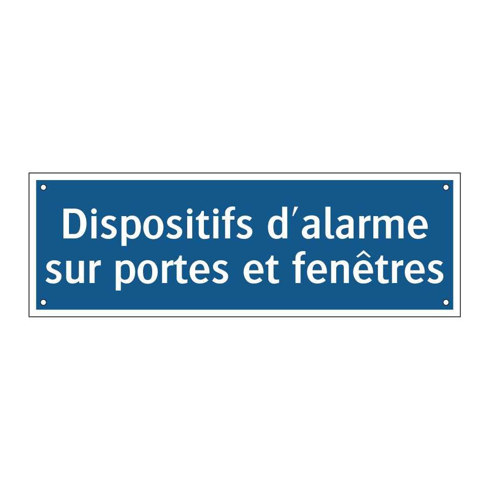 Dispositifs d'alarme sur portes et fenêtres