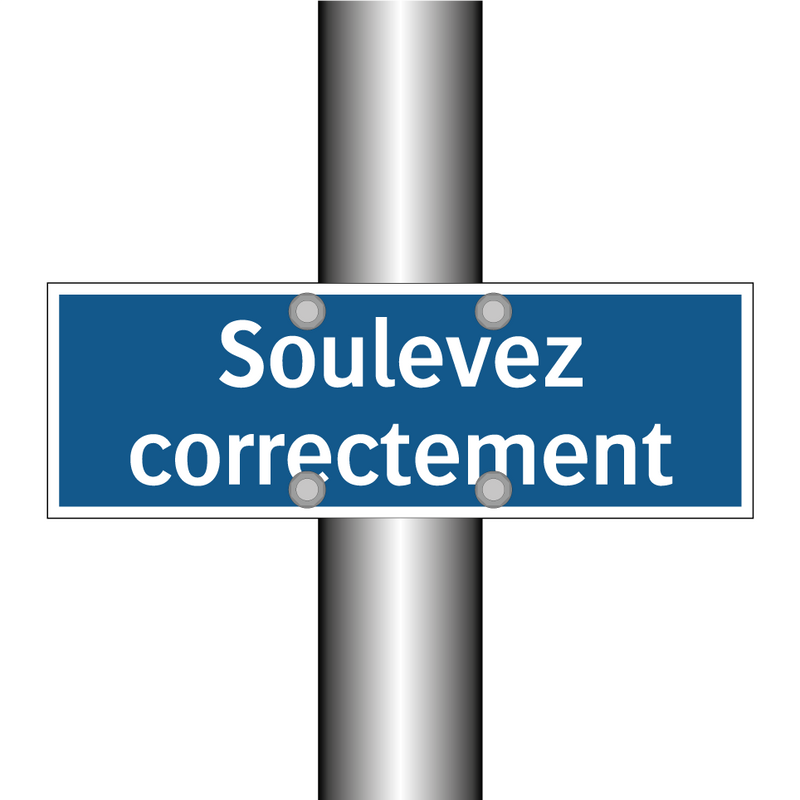 Soulevez correctement