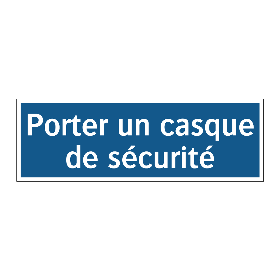 Porter un casque de sécurité