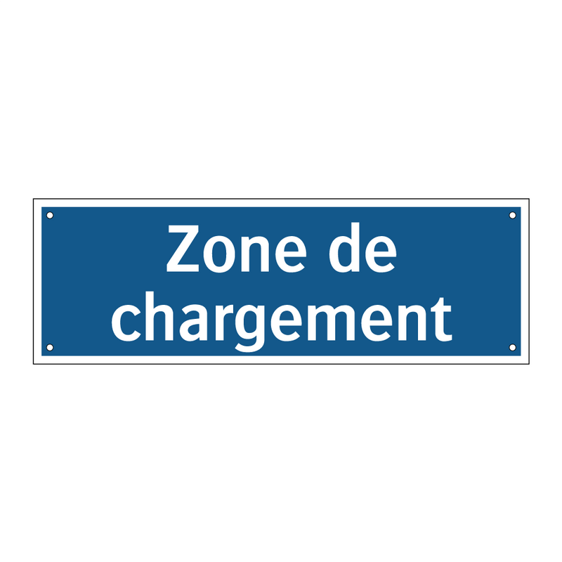 Zone de chargement