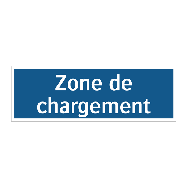 Zone de chargement