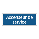 Ascenseur de service