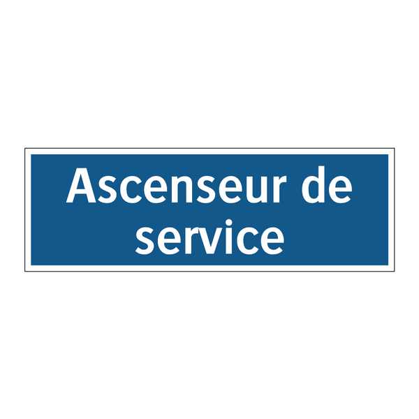 Ascenseur de service