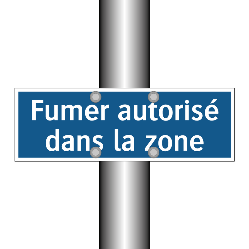 Fumer autorisé dans la zone
