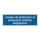 Casque de protection et protection auditive obligatoires