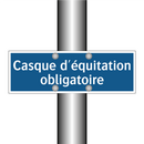 Casque d'équitation obligatoire