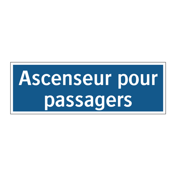 Ascenseur pour passagers