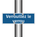 Verrouillez le verrou