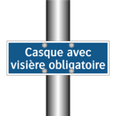 Casque avec visière obligatoire