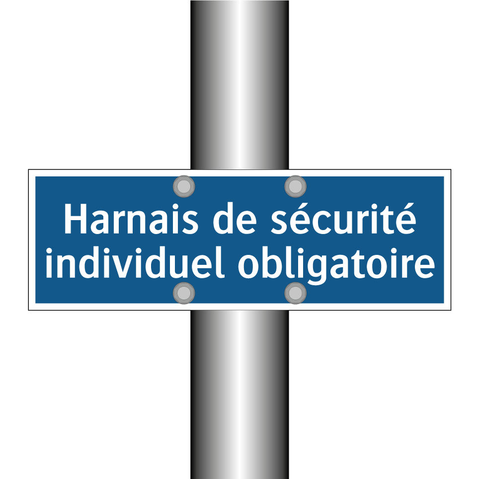Harnais de sécurité individuel obligatoire