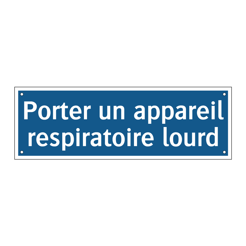 Porter un appareil respiratoire lourd