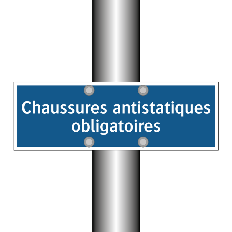 Chaussures antistatiques obligatoires