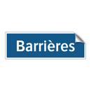 Barrières