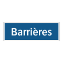 Barrières