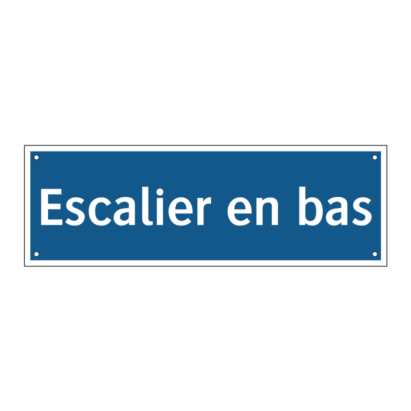 Escalier en bas